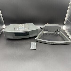 Bose Wave Radio CD Player Model AWRC1G with Pedestal AWACCP and Remote - Tested